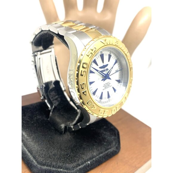 Invicta Men's Watch 2307 Ocean Ghost Automatic Silver Dial Two Tone Steel 47mm - Picture 14 of 14